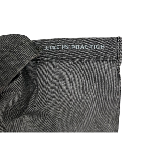 Lululemon Mens Large Shirt Venture Long Sleeve Gray Casual Stretch Button Front - Picture 11 of 12